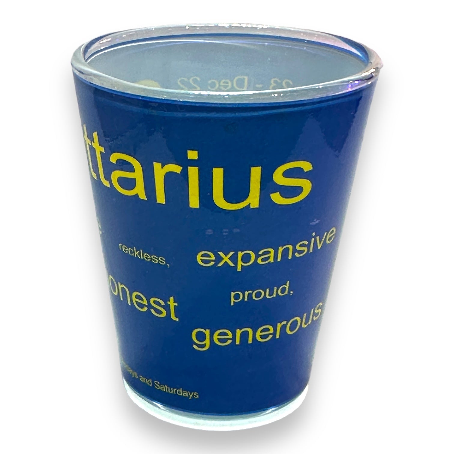 Sagittarius Zodiac Shot Glass - 2-oz - Mellow Monkey