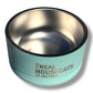 The Real Housecats of Milford - Pet Food Bowl - Teal - 18 oz. - Mellow Monkey
