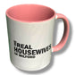 The Real Housewives Of Milford - Pink Ceramic Coffee Tea Mug 11-oz - Mellow Monkey
