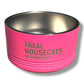 The Real Housecats of Stratford - Pet Food Bowl - Pink - 18 oz - Mellow Monkey