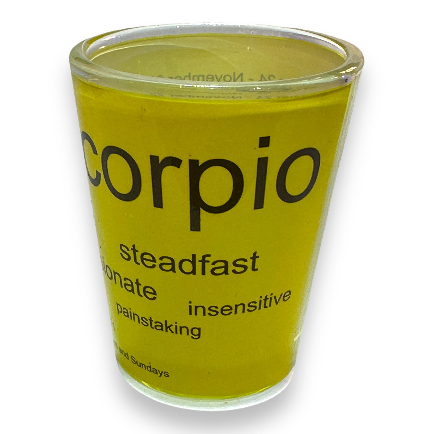 Scorpio Zodiac Shot Glass - 2-oz - Mellow Monkey