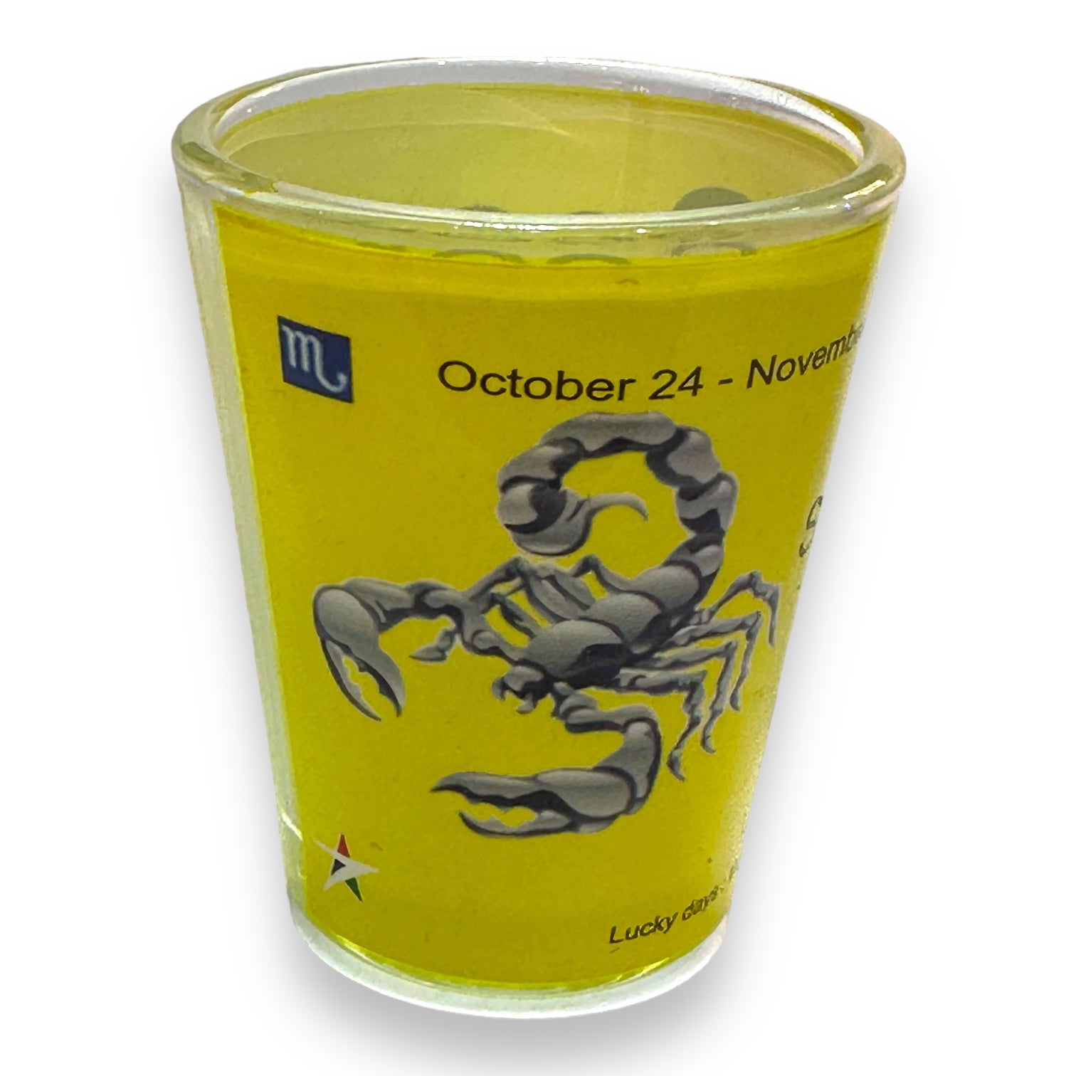 Scorpio Zodiac Shot Glass - 2-oz - Mellow Monkey