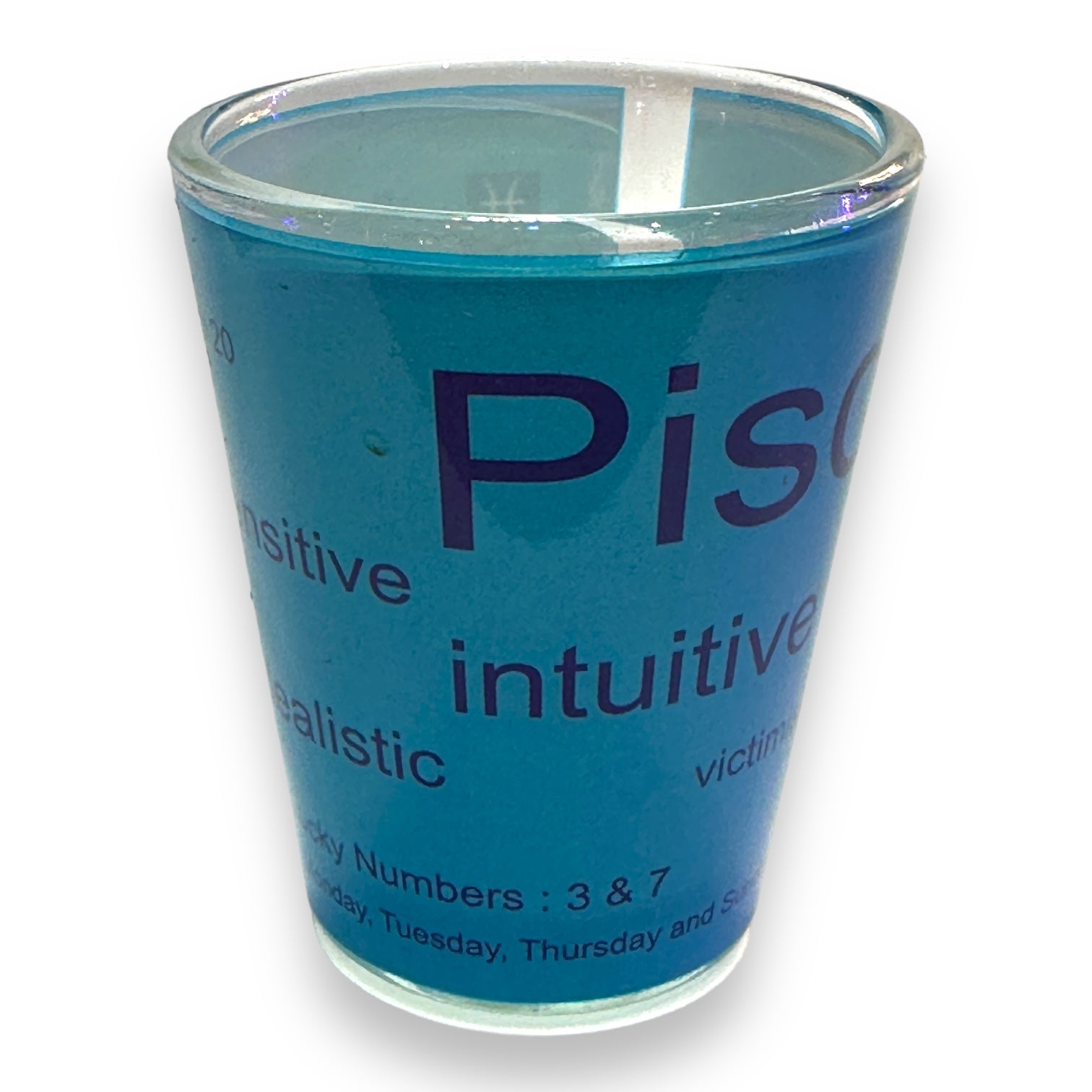 Pisces Zodiac Shot Glass - 2-oz - Mellow Monkey