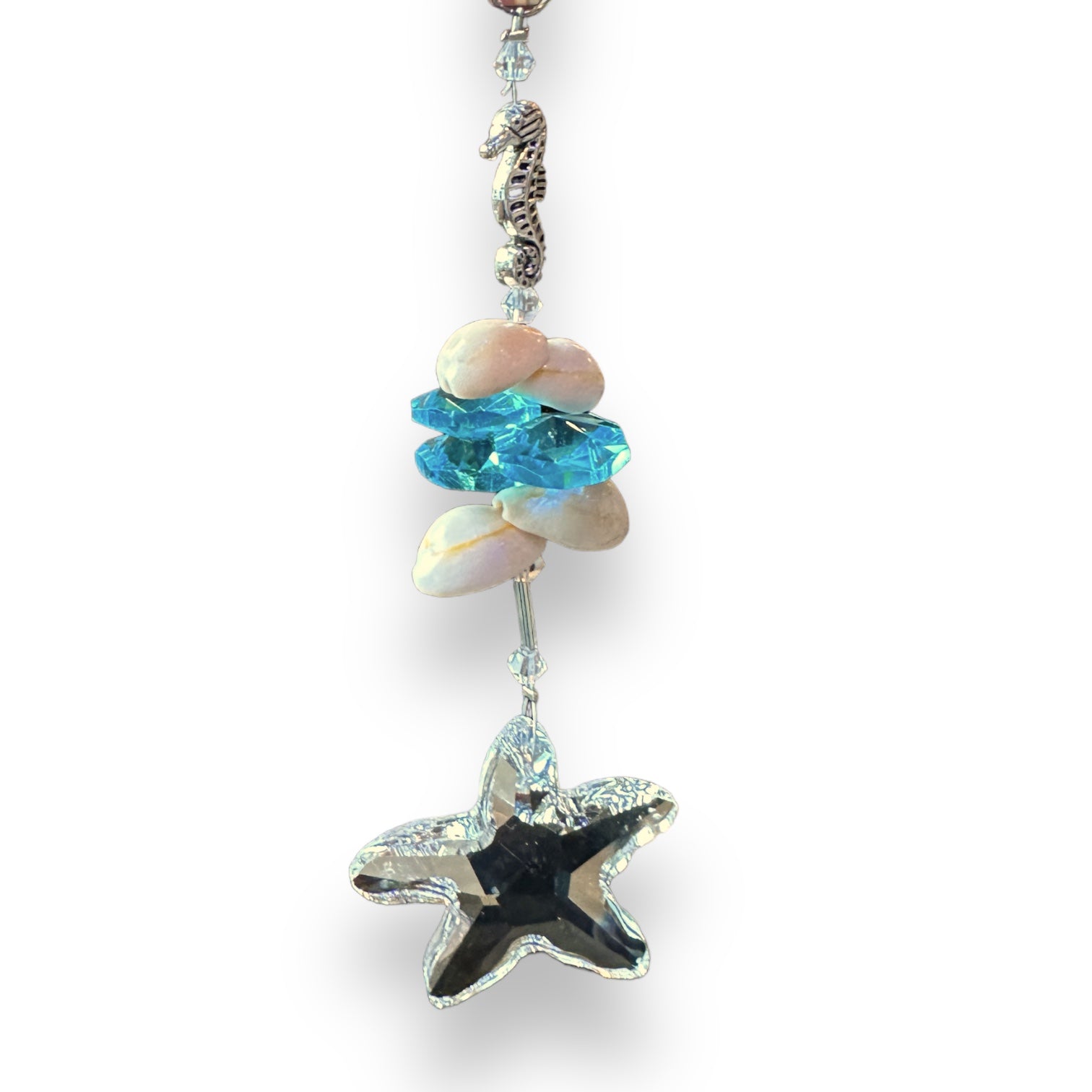 Crystal Starfish and Seahorse Suncatcher - Mellow Monkey