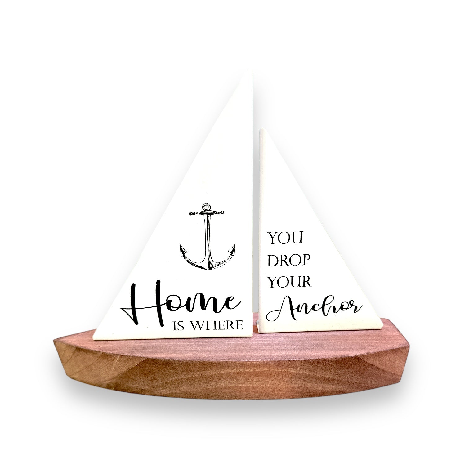 Inspirational Tabletop Sailboat - 7-1/2-in - Mellow Monkey