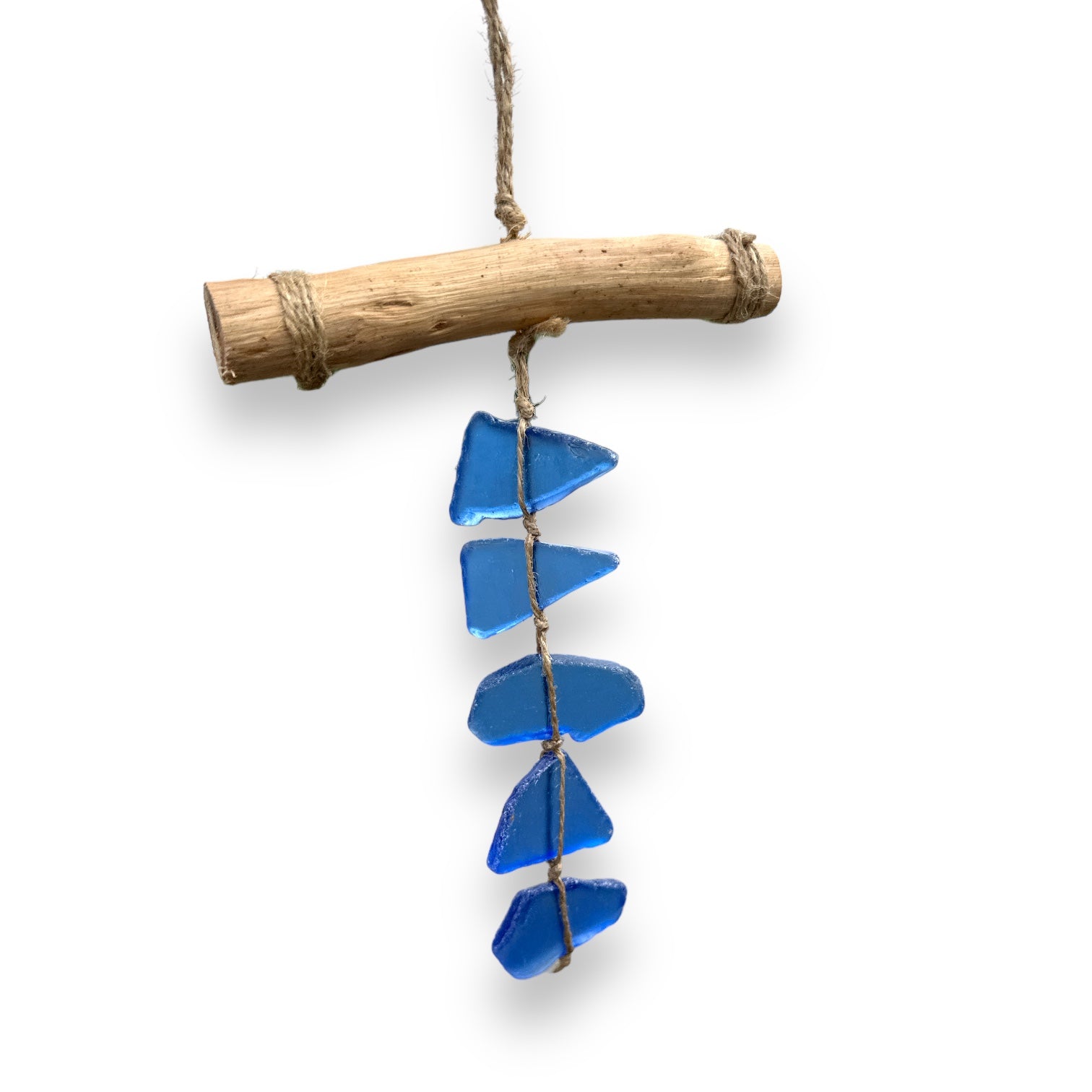 Sea Glass and Driftwood Tassel - 12-in - Mellow Monkey