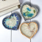 Down To Earth Pottery - Artisan Hand Made Glazed Pottery - Large Heart Dish - Mellow Monkey