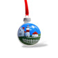 Hand Painted Stratford Point Lighthouse Ornament (Connecticut) - 2-1/2-in - Mellow Monkey