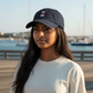 Lighthouse Baseball Cap NAVY - 100% Benefits Lordship School PTA - Mellow Monkey