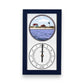 Tidepieces - Race Point Provincetown Cape Cod Massachusetts - Tide Clock - NAVY - Mellow Monkey