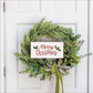Merry Christmas Holly Leaves Twine Sign - 11-in. - Mellow Monkey