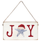 Joy Santa Starfish Twine Sign - 11-in. - Mellow Monkey