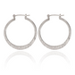 Spirit Earrings - Medium Hammered Hoop - SA-0061 - Mellow Monkey