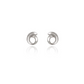 Spirit by Silver Forest Small Curl Stud Earrings in Silver with Sterling Silver Post SA-0101 - Mellow Monkey