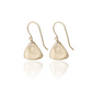 Spirit Earrings - Small Hammered Soft Triangle - SA-0124X - Mellow Monkey