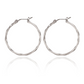 Spirit Earrings - Medium Twisted Hoop - SA-0145 - Mellow Monkey