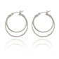 Spirit Earrings - Double Interlocking Hoop - SA-0204 - Mellow Monkey