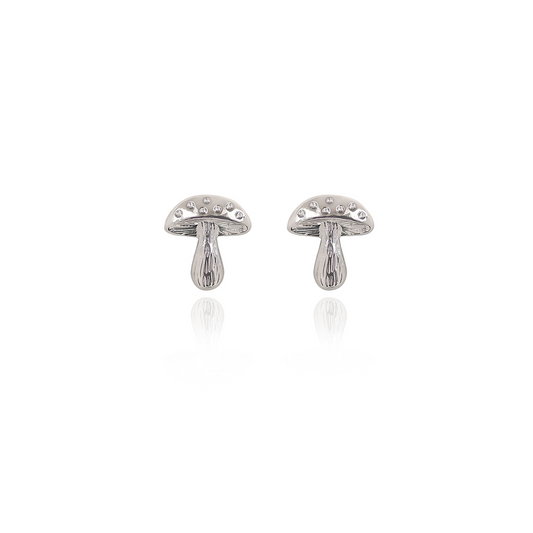 Spirit Earrings - Small Mushroom - SA-0301