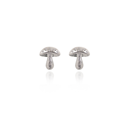 Spirit Earrings - Small Mushroom - SA-0301 - Mellow Monkey