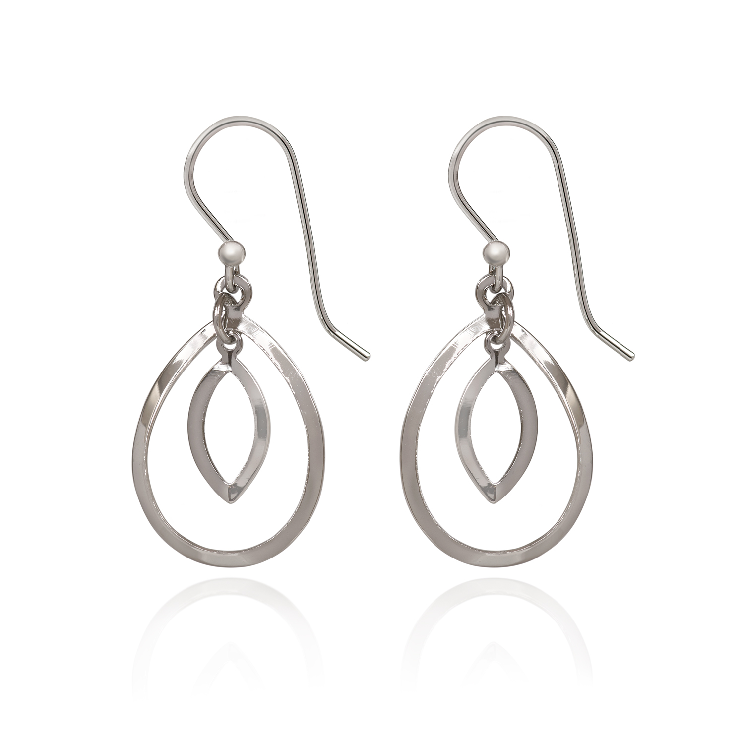 Spirit Earrings - Open Shapes Duet - SA-0322 - Mellow Monkey