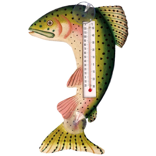 Leaping Trout Window Thermometer - Mellow Monkey