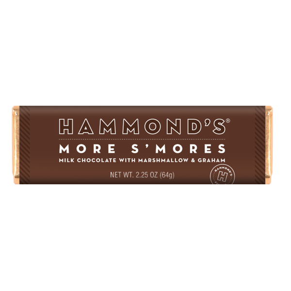 More/less Sweets Candy Bar More S'mores Milk Choc 2.25-oz – Mellow Monkey