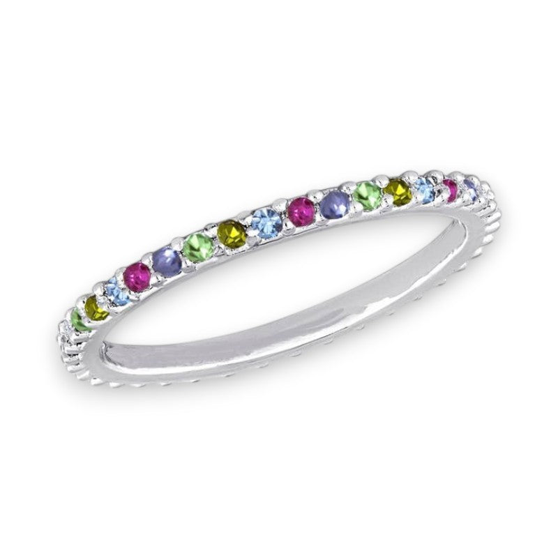 Thin Multi Diamond - Stack Ring - Mellow Monkey