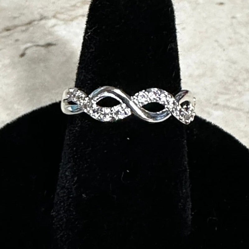 Infinity Cubic Zirconia - Stack Ring - Mellow Monkey
