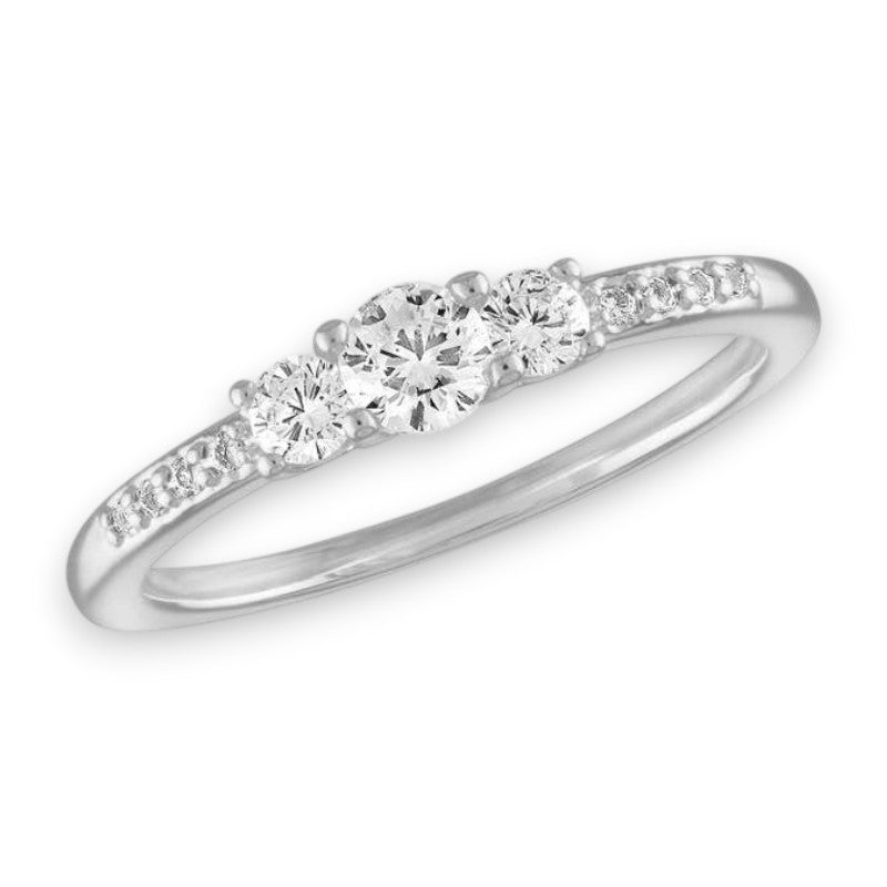 Cubic Zirconia - Stack Ring - Mellow Monkey