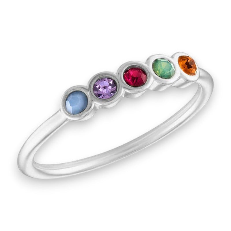Ring 89 - Stack and Mix - Silver Ring - Mellow Monkey
