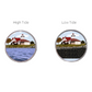 Tidepieces - Stratford Point Lighthouse Tide Clock - Black Flat Panel - Mellow Monkey