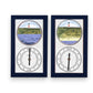 Tidepieces - Sankaty Head Light Nantucket Massachusetts - Tide Clock - NAVY - Mellow Monkey