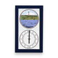 Tidepieces - Sankaty Head Light Nantucket Massachusetts - Tide Clock - NAVY - Mellow Monkey