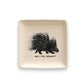Am I The Drama? - 5-in Square Stoneware Dish with Animal & Saying - Mellow Monkey