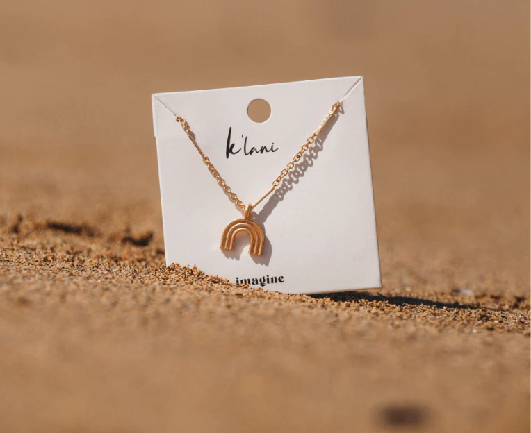 Gold Imagine Necklace - Mellow Monkey