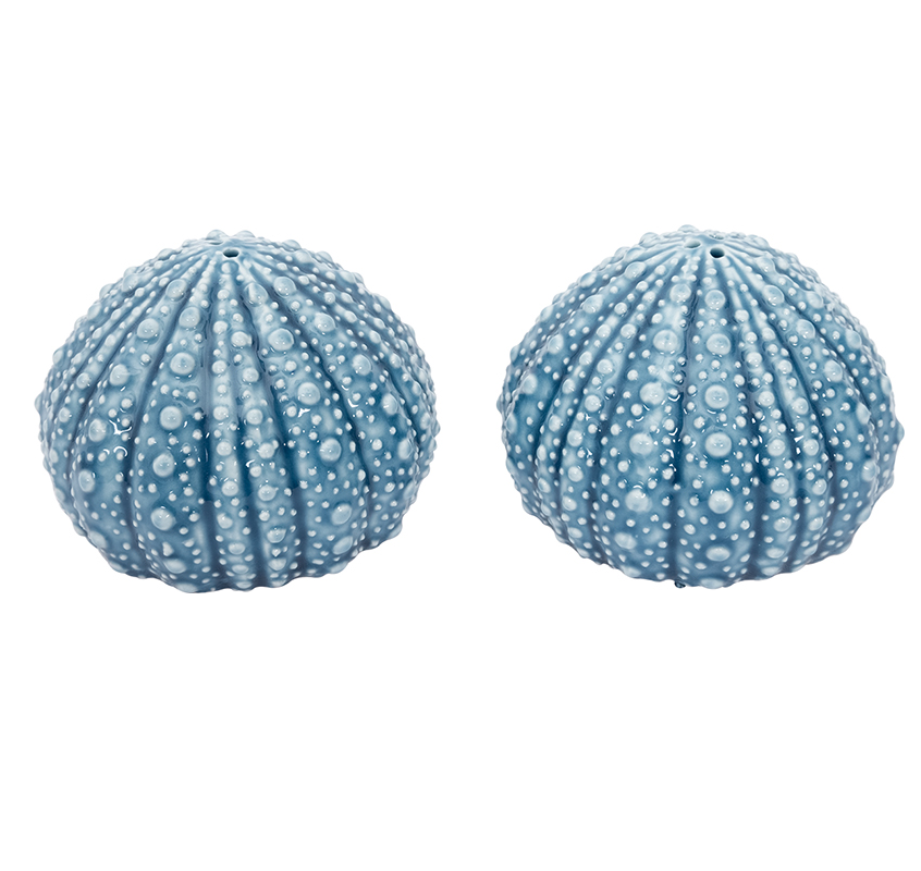 Sea Urchin Salt and Pepper Shaker Set - Set of 2 - 2-3/4-in. - Mellow Monkey