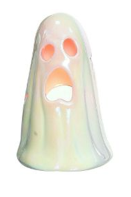 Stoneware Ghost Candleholder - 6" - Mellow Monkey