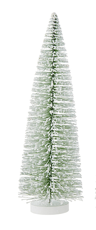 Snow Coated Bottle Brush Tree - Mellow Monkey