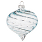 Pale Blue Blown Glass Ornament - 3-in - Mellow Monkey