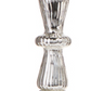 Silver Jeweled Glass Finial Ornament - 12-in - Mellow Monkey
