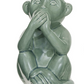 Stoneware Monkey Statue - 6-1/2-in - Mellow Monkey