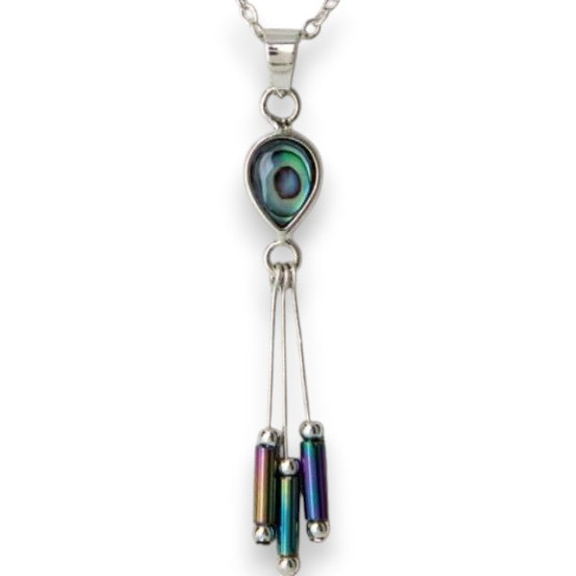Wild Pearle Pear Triple Drop Necklace - Mellow Monkey