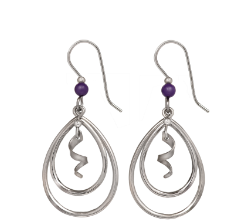 Silver Forest Nested Open Tears Earrings - Mellow Monkey