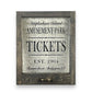 Steeplechase Island Amusement Park Framed Ticket Office Window - 18-in - Mellow Monkey