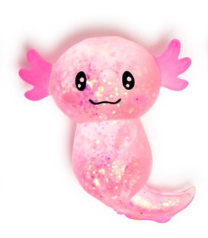 Glitter Axolotl Squishy Toy - Mellow Monkey