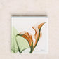 Orange Lily - X-Ray Floral Art Coaster by Albert Koetsier - Mellow Monkey