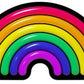 3D Rainbow 4 Pack - Bubble Decal - Mellow Monkey
