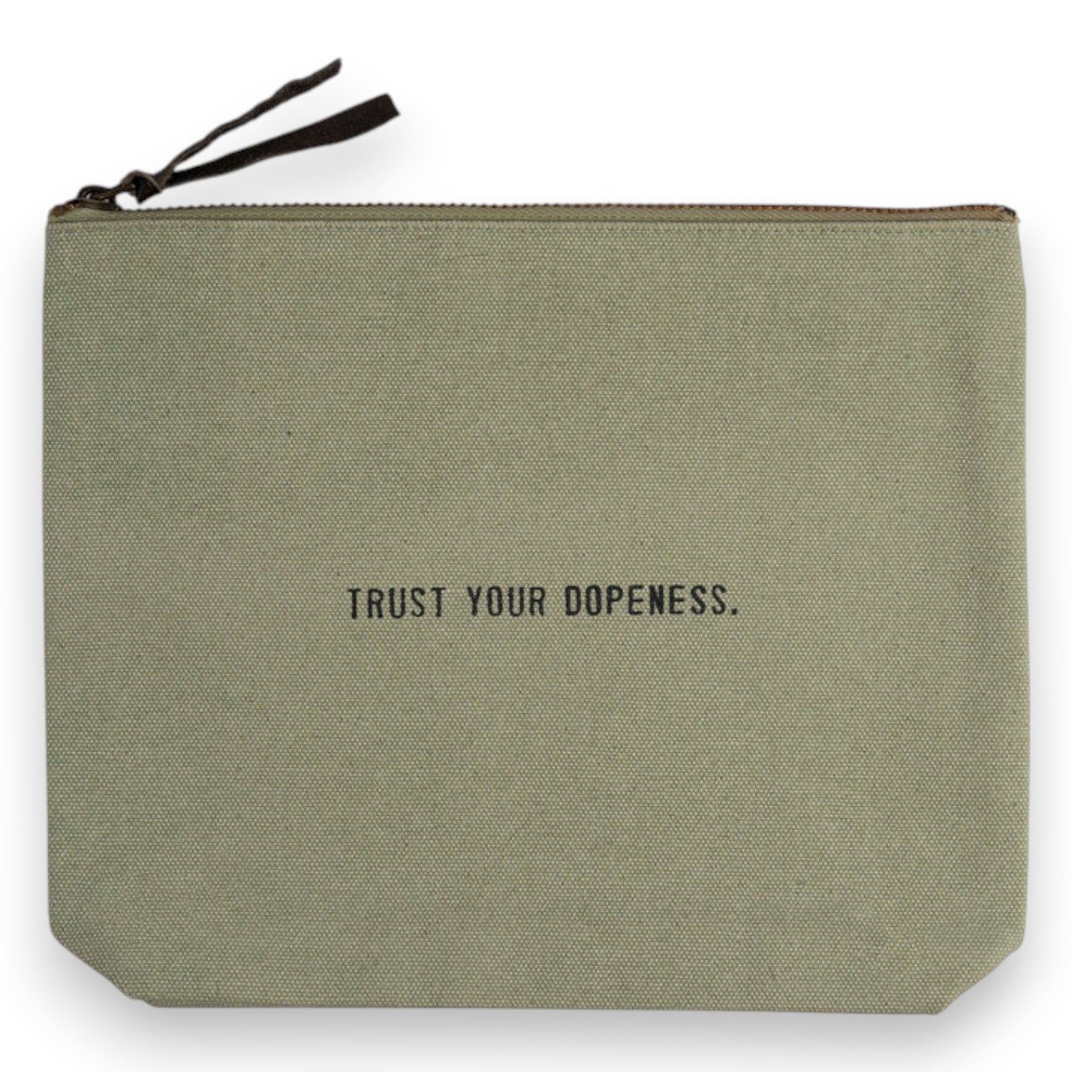 Canvas Zipper Bag - Trust Your Dopeness - Mellow Monkey