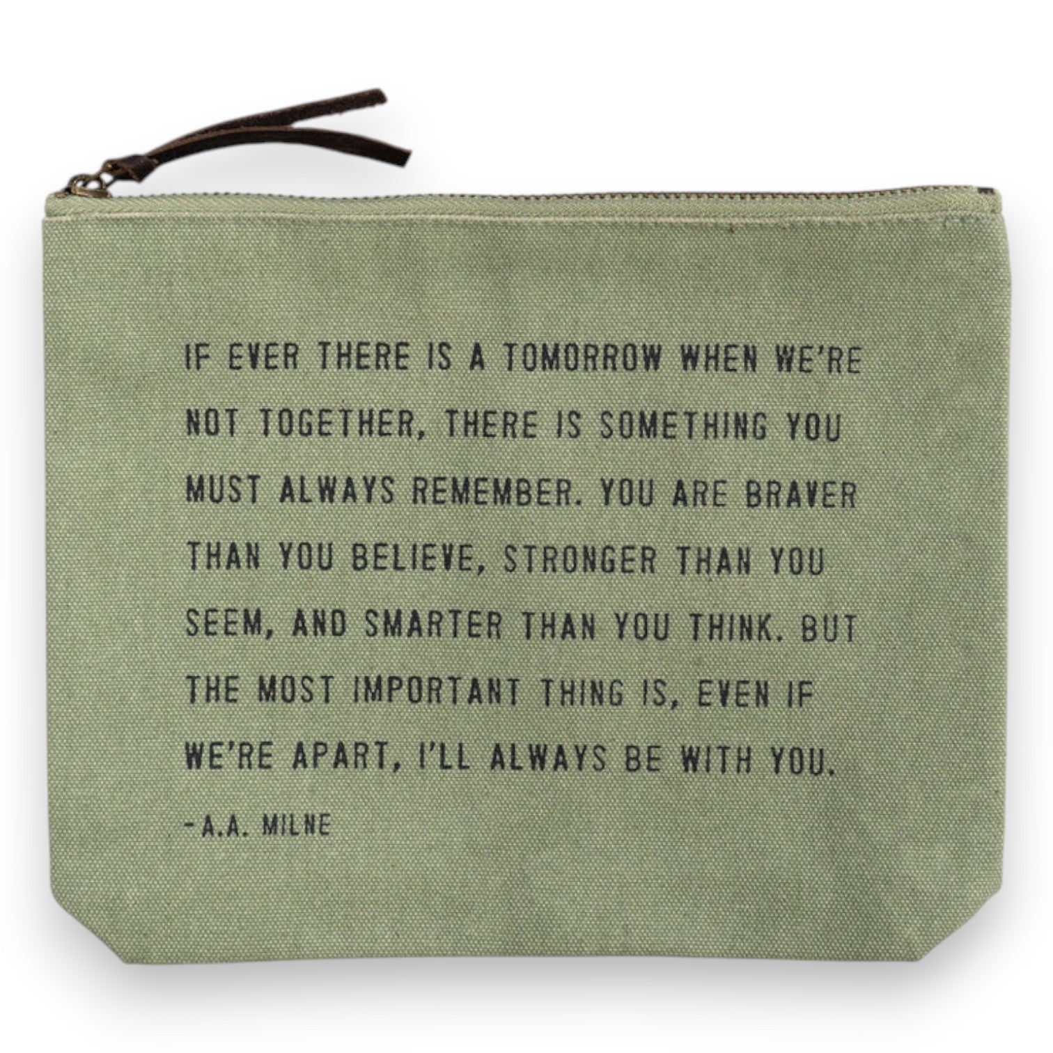 Canvas Zipper Bag - A.A. Milne - Mellow Monkey