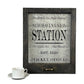 New Haven Union Station Framed Ticket Office Window - 18-in - Mellow Monkey